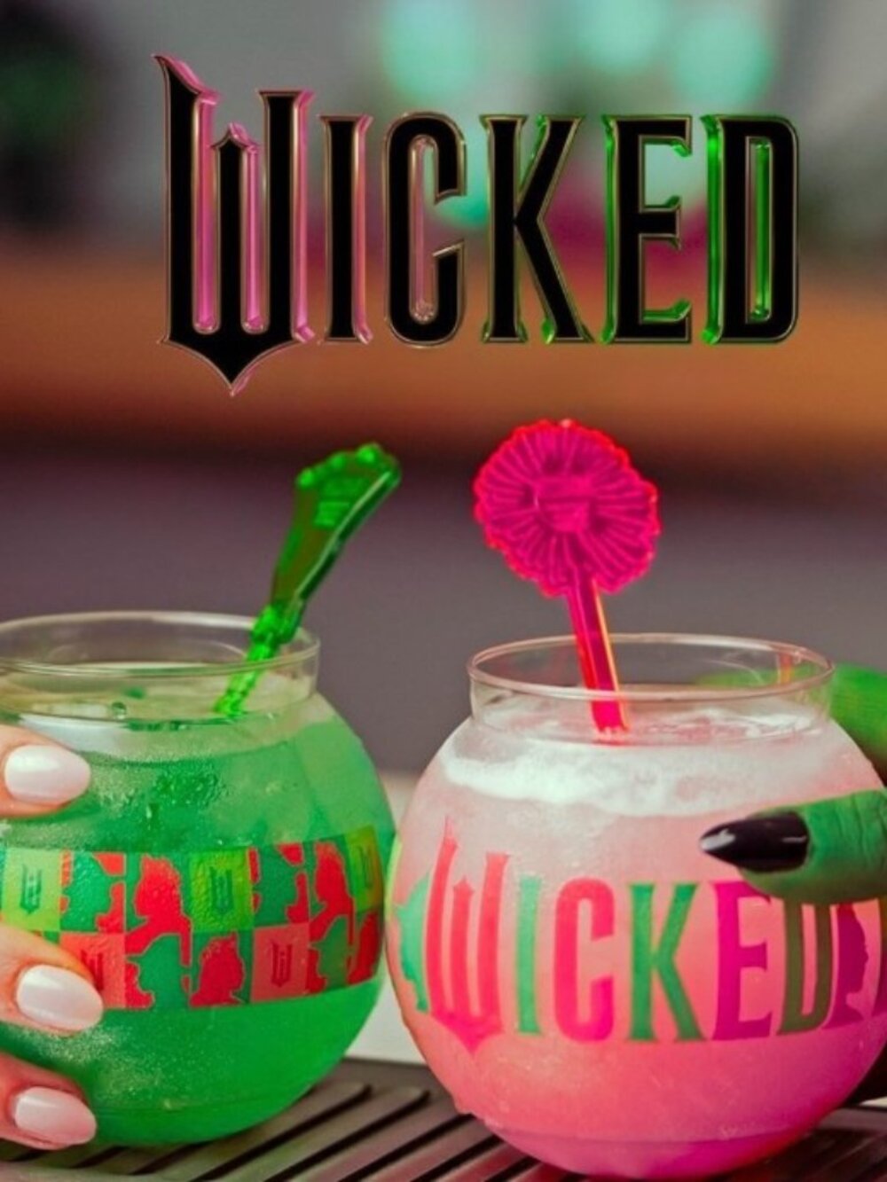 Wicked Movie Cocktail Fishbowl Cup